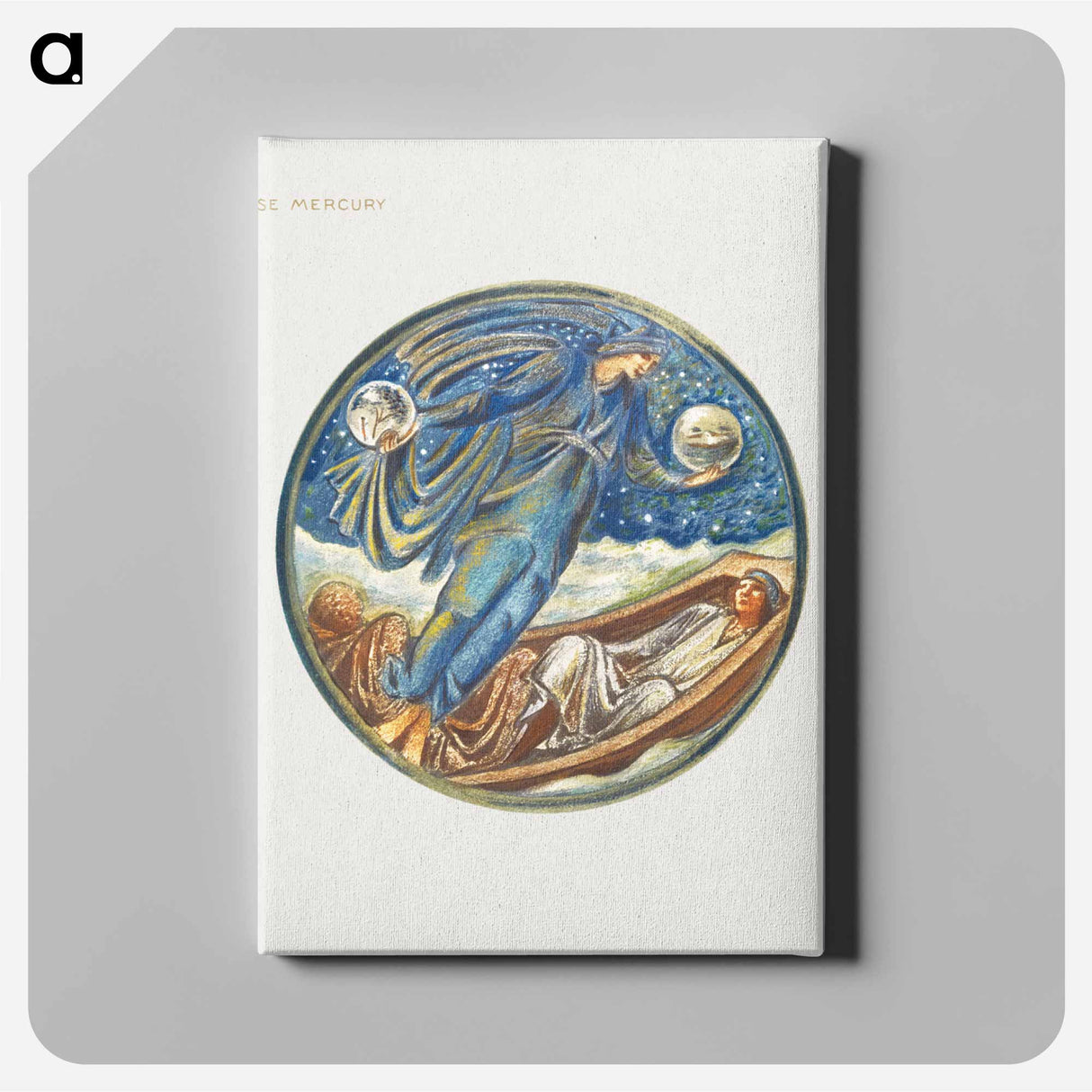 False Mercury from The Flower Book - エドワード バーン ジョーンズ Canvas.