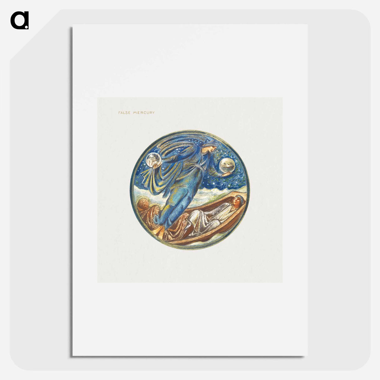 False Mercury from The Flower Book - エドワード バーン ジョーンズ Poster.