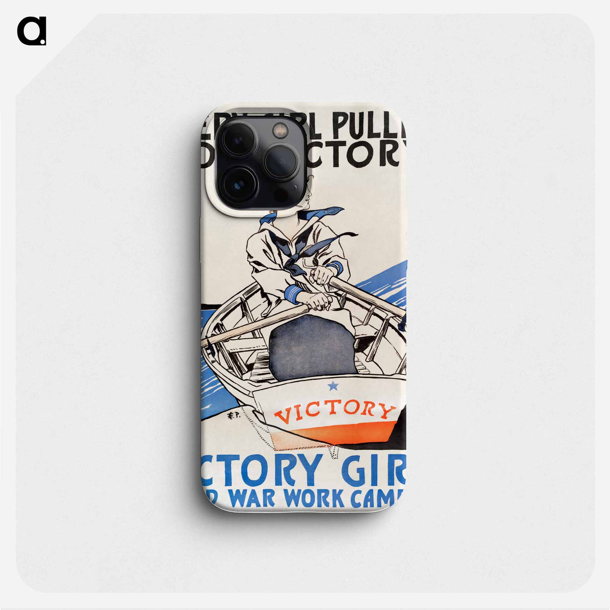 Every Girl Pulling for Victory - Edward Penfield Phone Case.