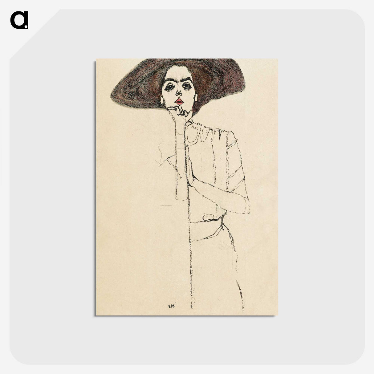 1-11_Egon-Schiele_postcard