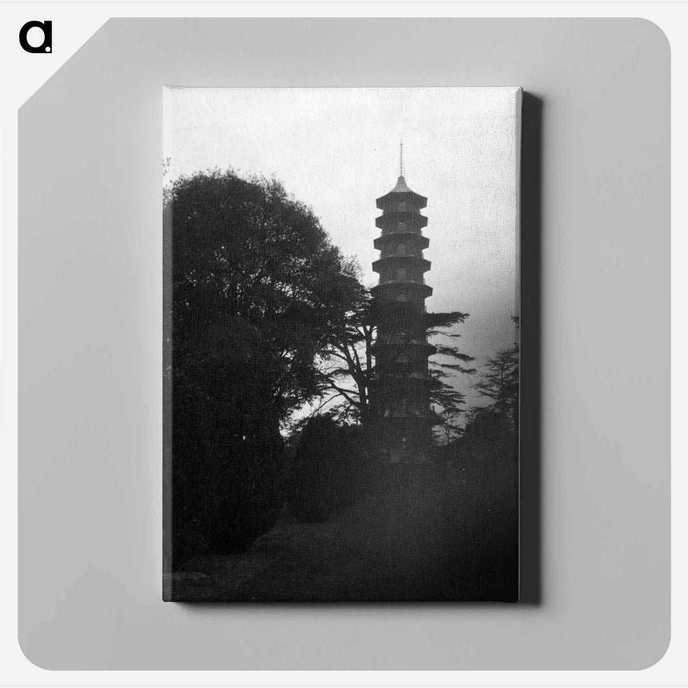 Tower in the English countryside - エリック リー ジョンソン Canvas.