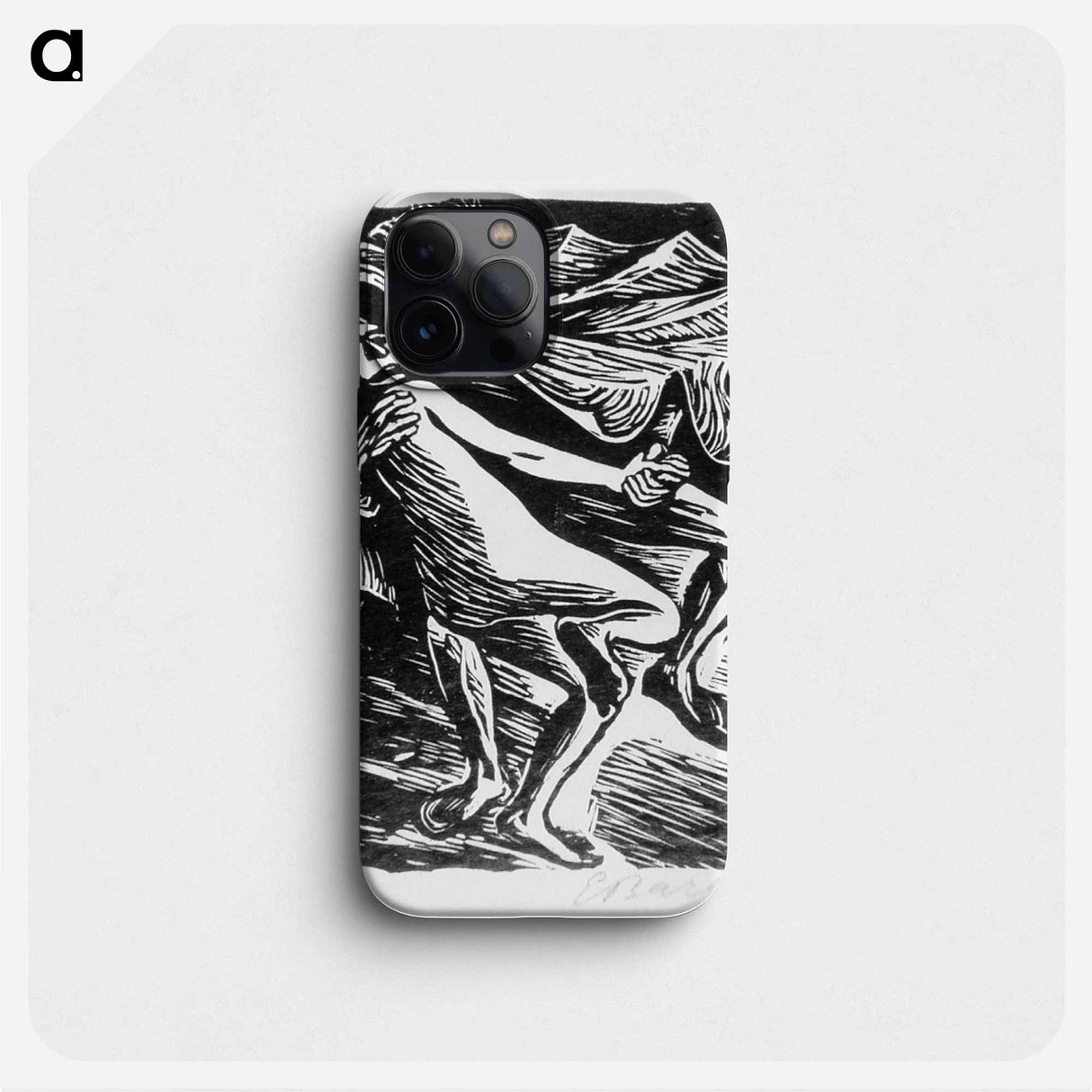 Faust, dancing with the young witch - エルンスト ハインリヒ バルラッハ Phone Case.