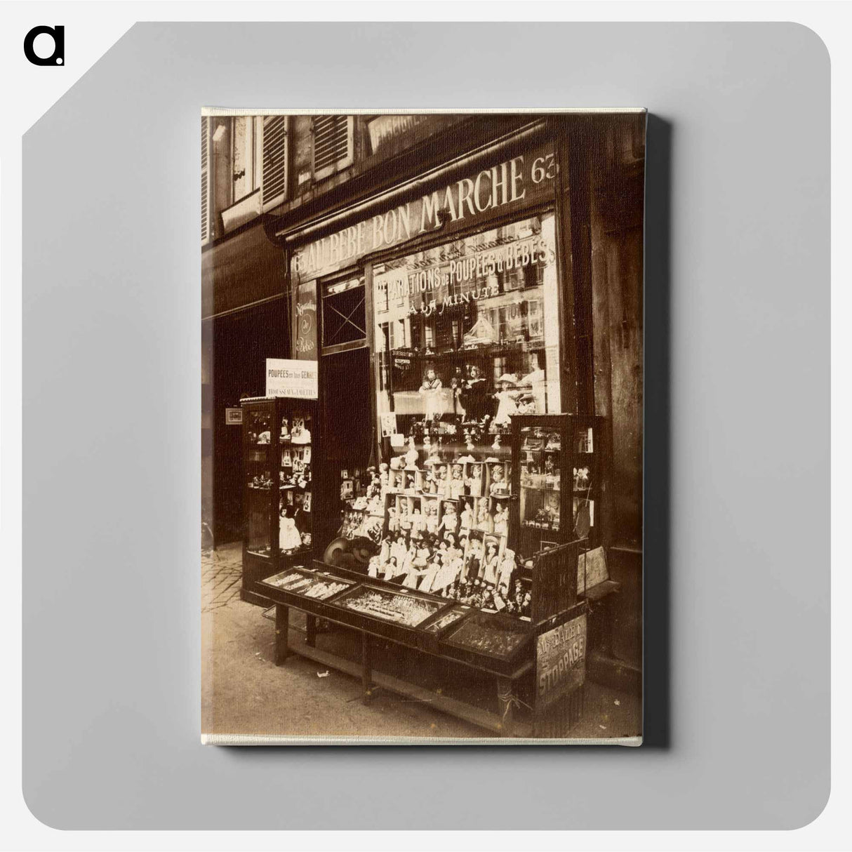 アートパネル-Boutique rue de Sèvres
- ウジェーヌ アジェ Canvas.