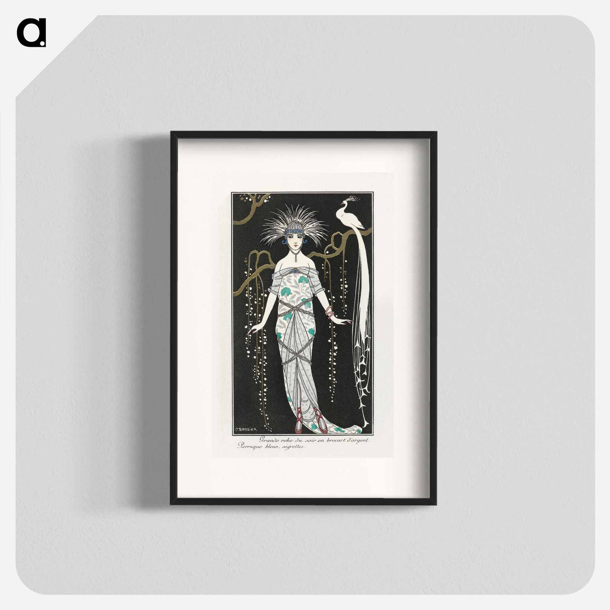 Costumes Parisiens: Grande robe du soir - ジョージ バービエ Poster.