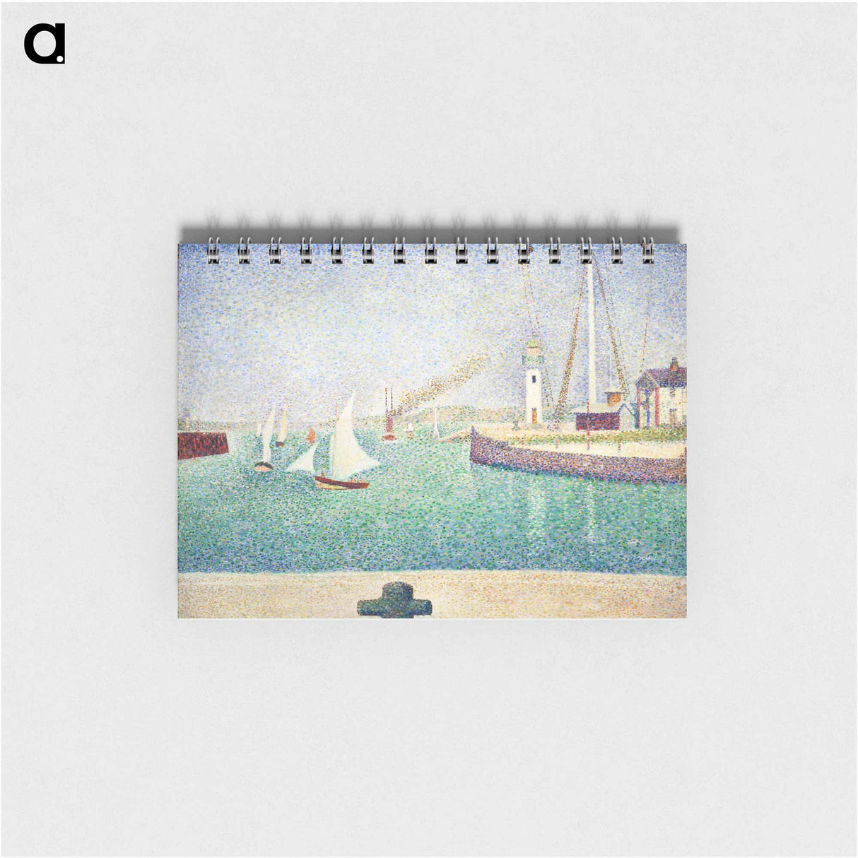 Entrance of The Port of Honfleur - ジョルジュ スーラ Memo.