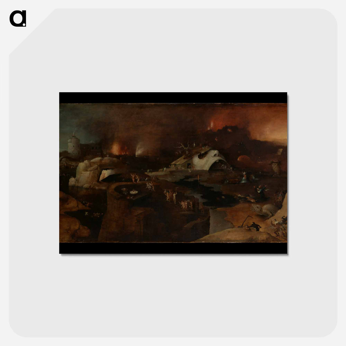 アートポストカード-Christ's Descent into Hell
- ヒエロニムス ボス Postcard.