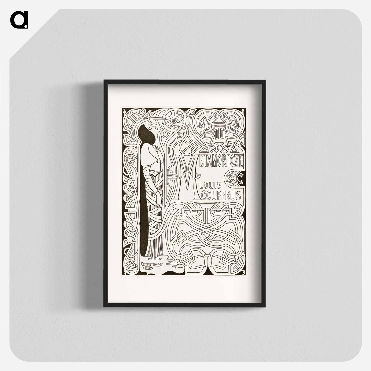 Book binding Metamorfoze by Jan Toorop - ヤン・トゥーロップ Poster.