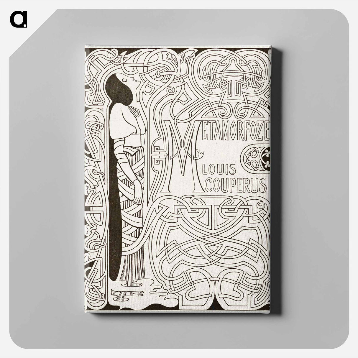 アートパネル-Book binding Metamorfoze by Jan Toorop - ヤン・トゥーロップ Canvas.