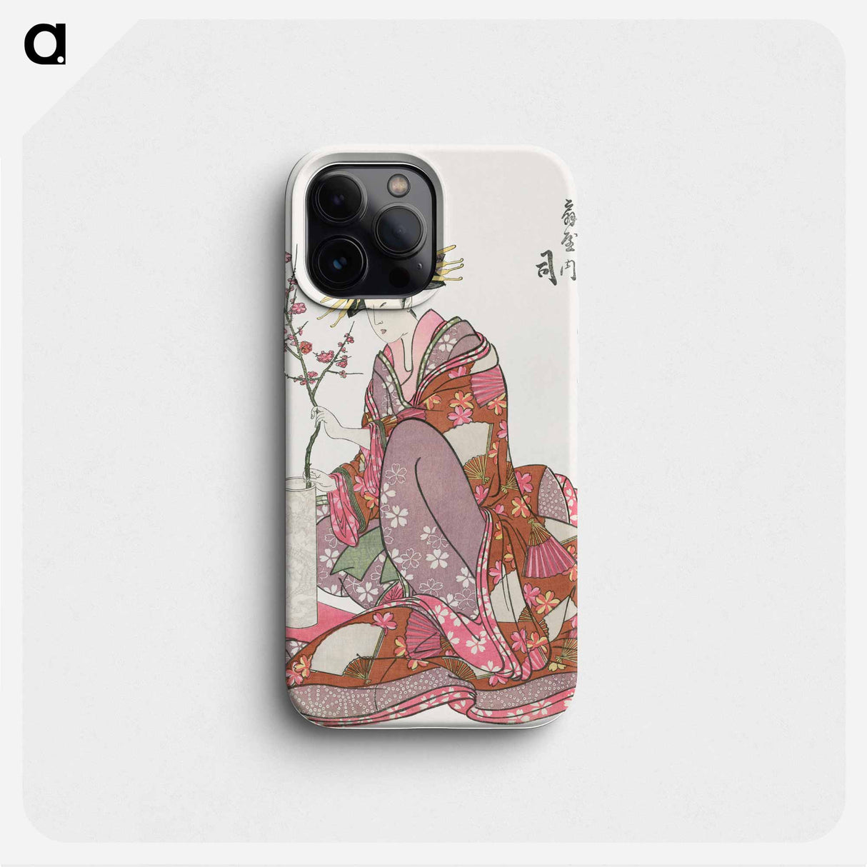 Tsukasa of Ogiya - 喜多川 歌麿 Phone Case.