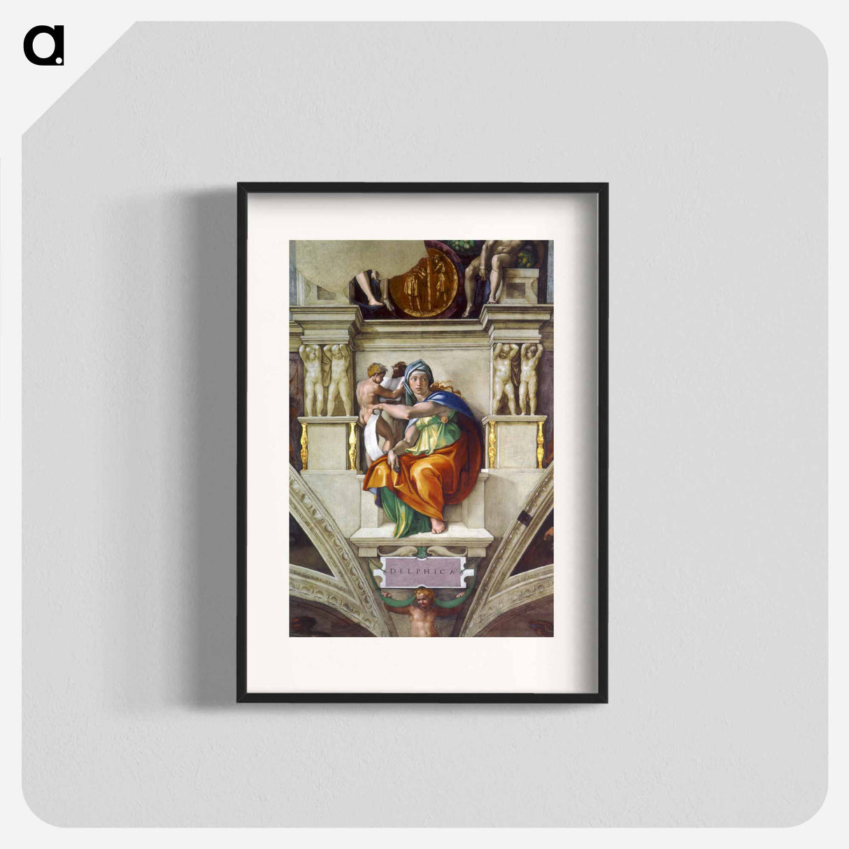 Delphic Sibyl - Michelangelo Buonarroti Poster.