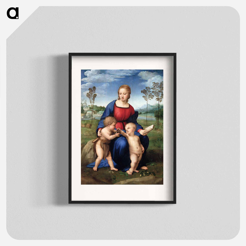 Madonna of the Goldfinch - ラファエロ サンティ Poster.