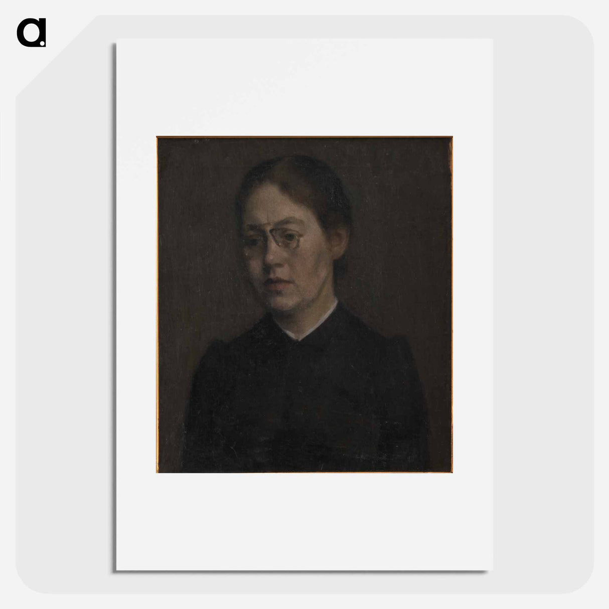 Unknown - Vilhelm Hammershøi Poster.