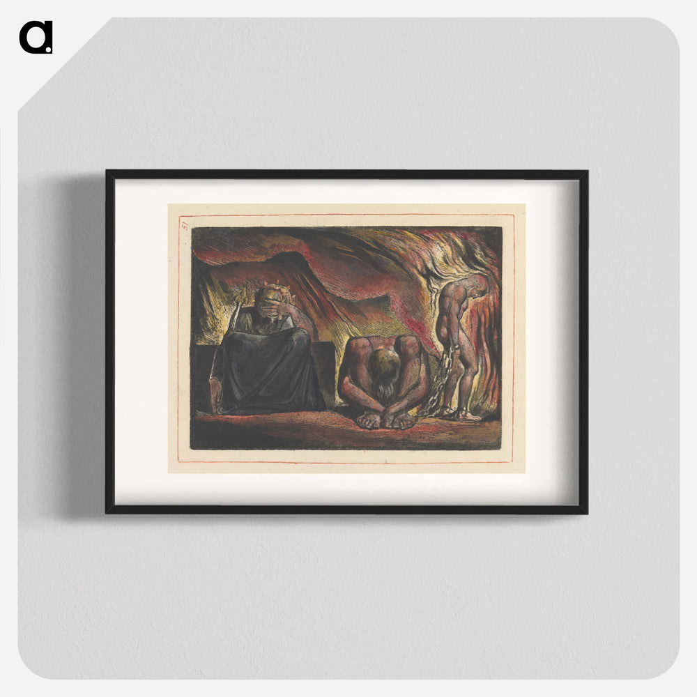 Jerusalem, Plate 51 - ウィリアム ブレイク Poster.