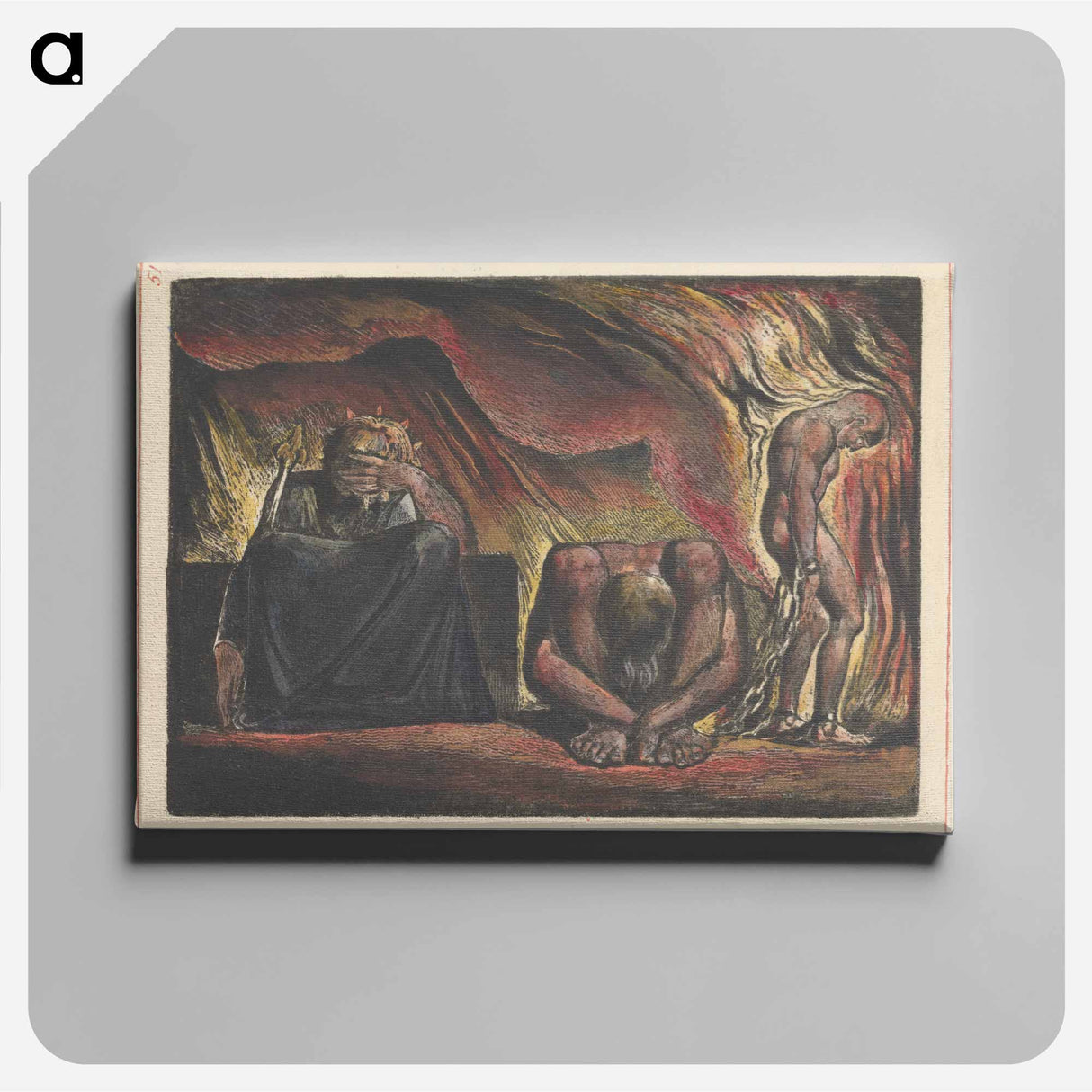 アートパネル-Jerusalem, Plate 51 - ウィリアム ブレイク Canvas.