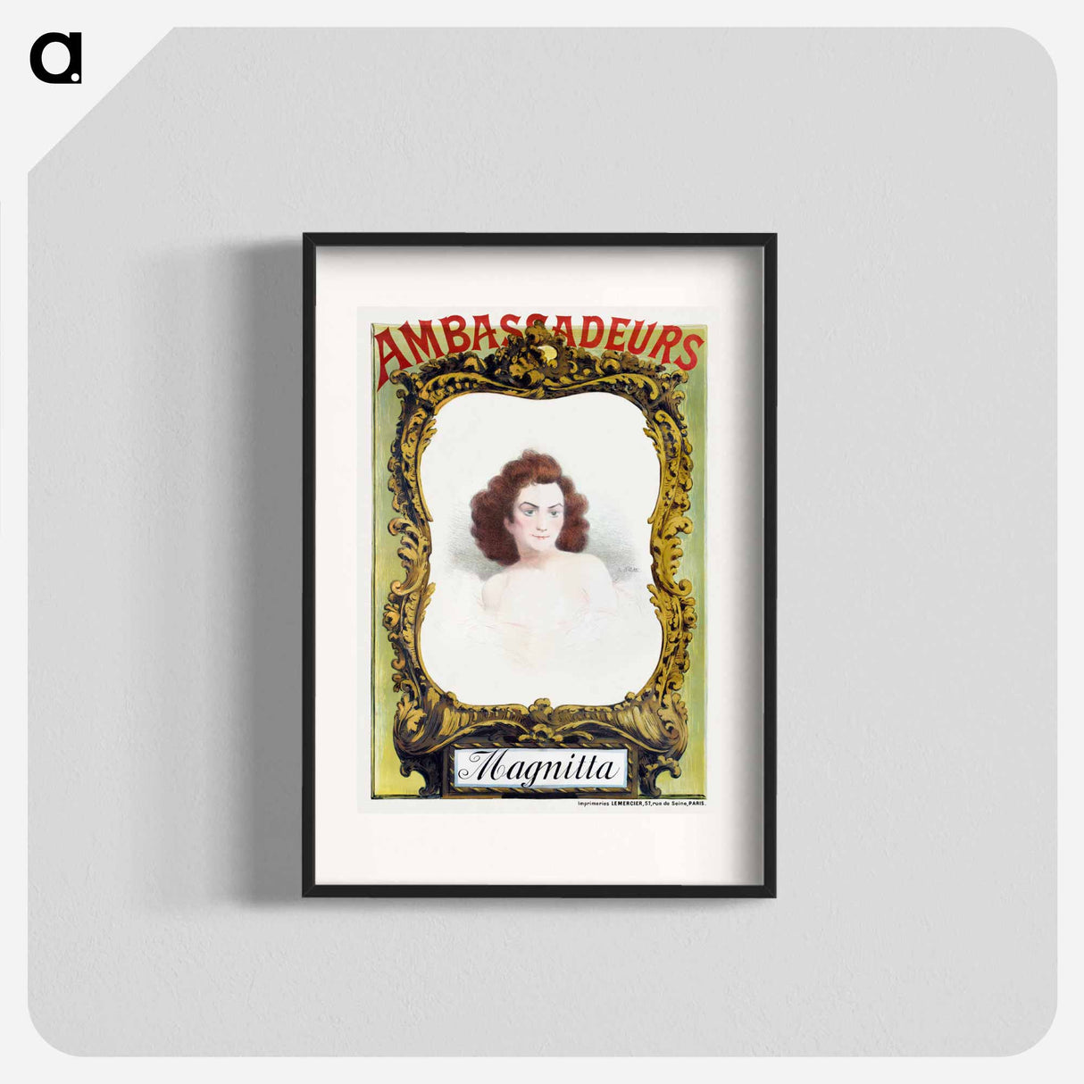 Lemercier Ambassadeurs, Magnitta - アドルフ レオン ウィレット Poster.