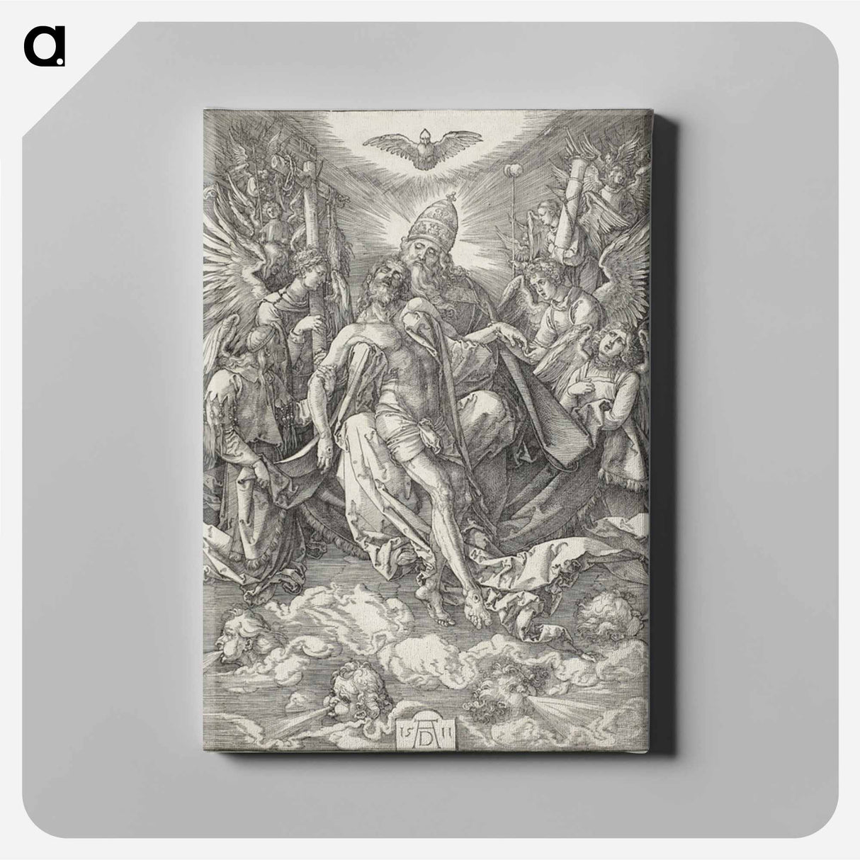 The Trinity (The See of Grace) - アルブレヒト デューラー Canvas.