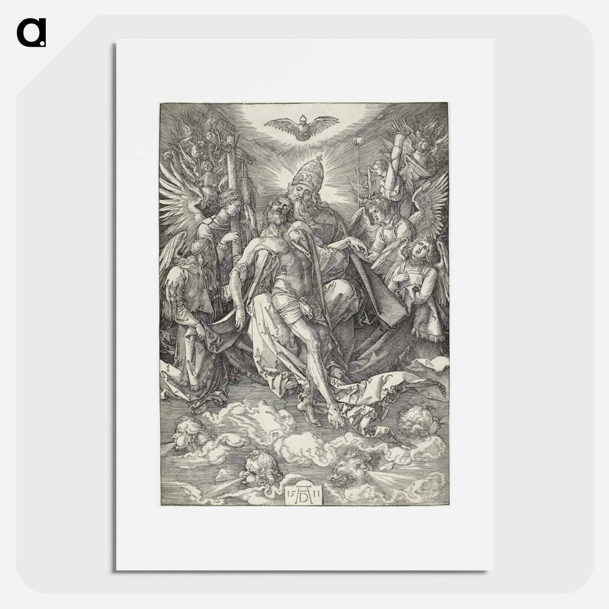 The Trinity (The See of Grace) - アルブレヒト デューラー Poster.