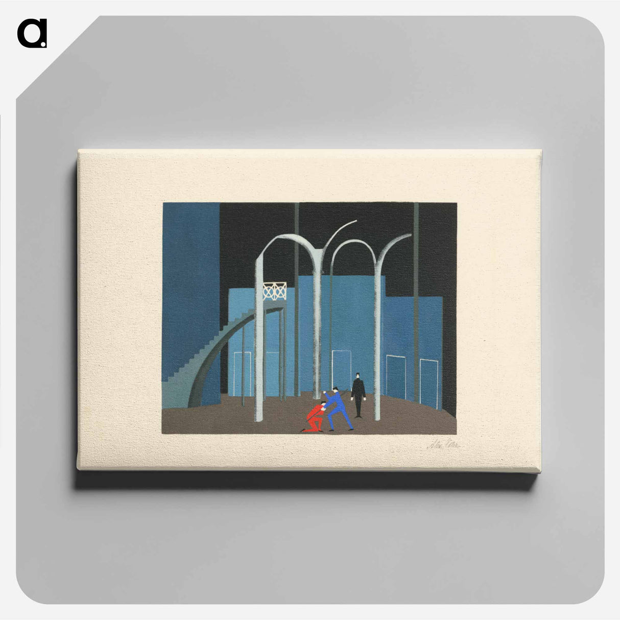 Maquettes de théatre i.-xv. - アレクサンドラ エクスター Canvas.