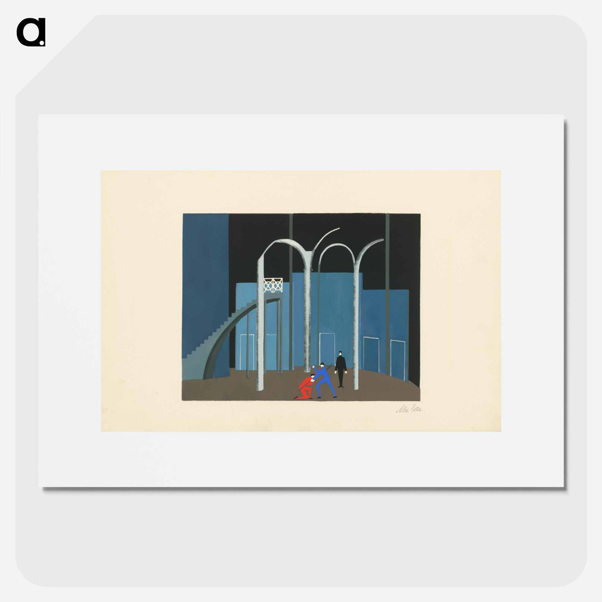 Maquettes de théatre i.-xv. - アレクサンドラ エクスター Poster.