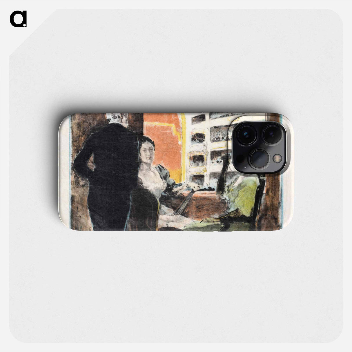 The Opera Box; La Loge de L'Opera - アレクサンドル ルノア Phone Case.