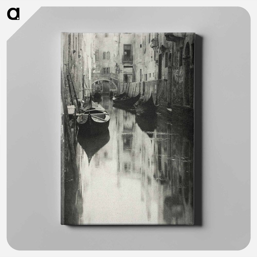 A Venetian Canal - アルフレッド スティーグリッツ Canvas.