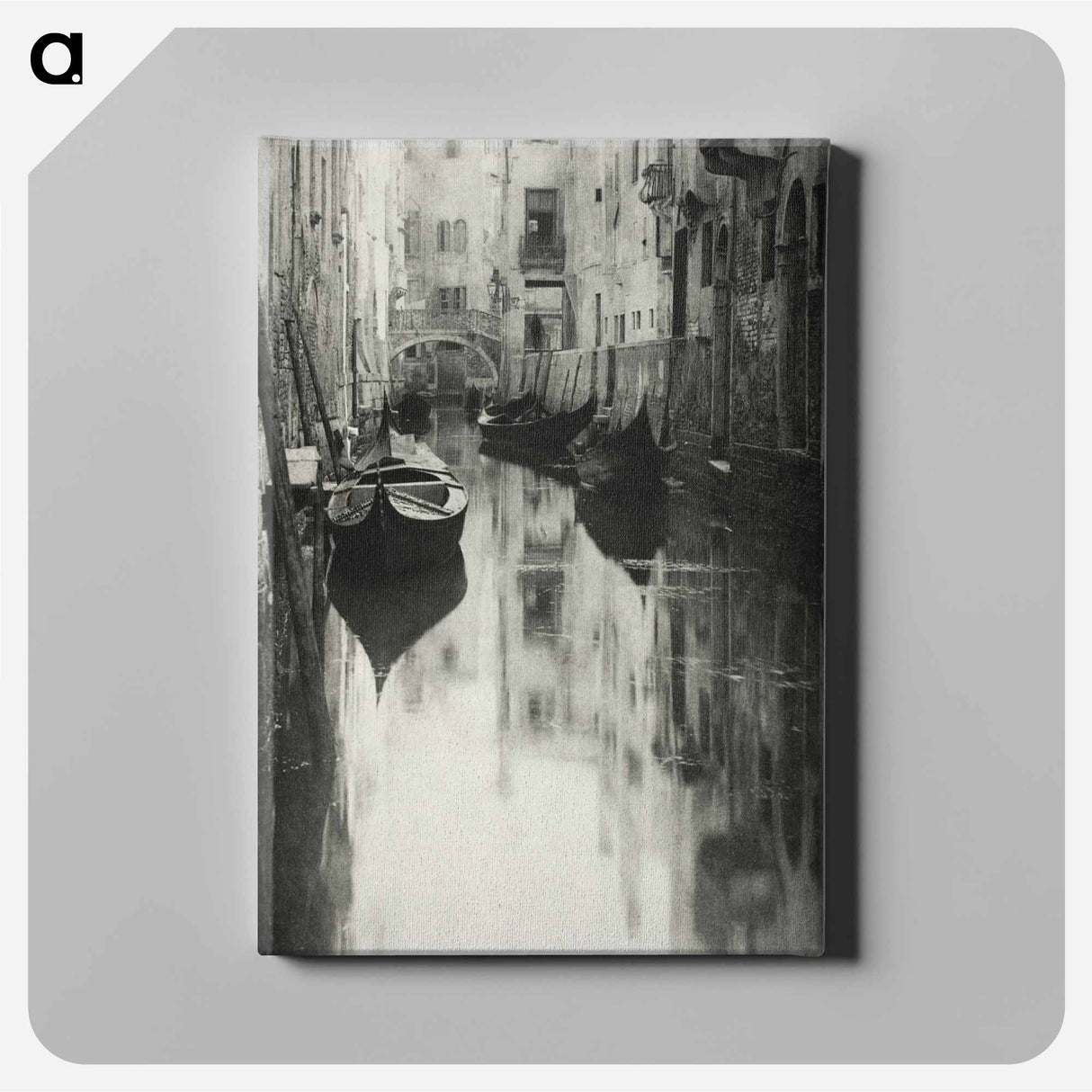 アートパネル-A Venetian Canal - アルフレッド スティーグリッツ Canvas.