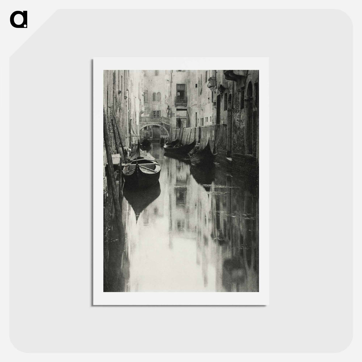 アートポストカード-A Venetian Canal - アルフレッド スティーグリッツ Postcard.