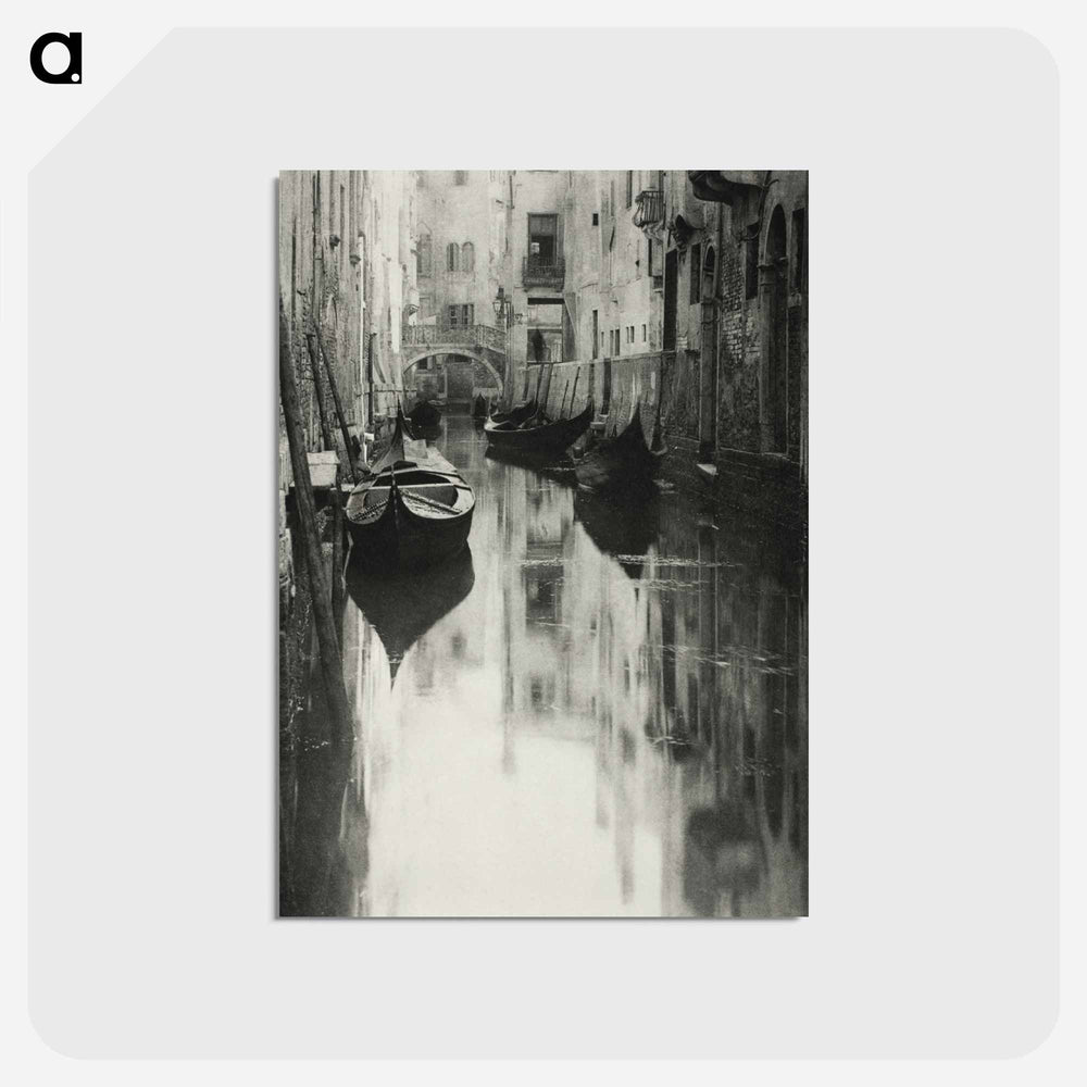 A Venetian Canal - アルフレッド スティーグリッツ Postcard.