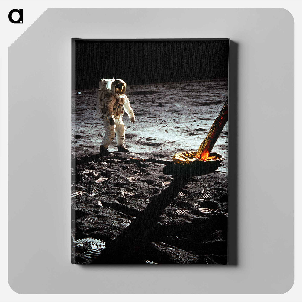 Apollo 11 Extravehicular Activity - Apollo Moon Landing Canvas.