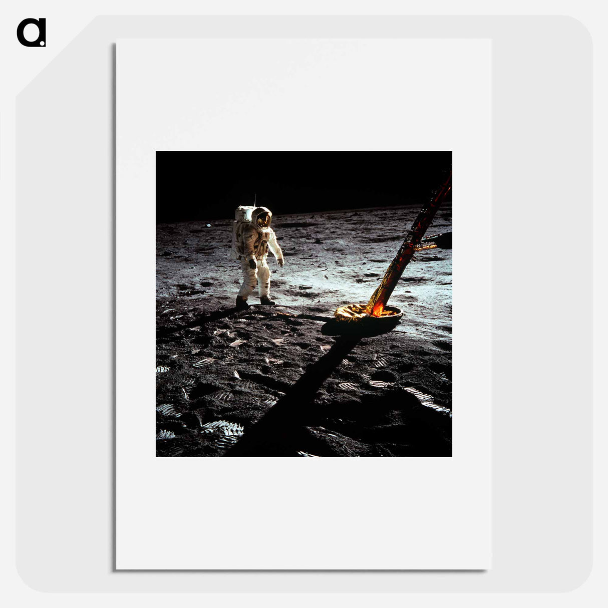 アートポスター-Apollo 11 Extravehicular Activity - アポロ月面着陸 Poster.