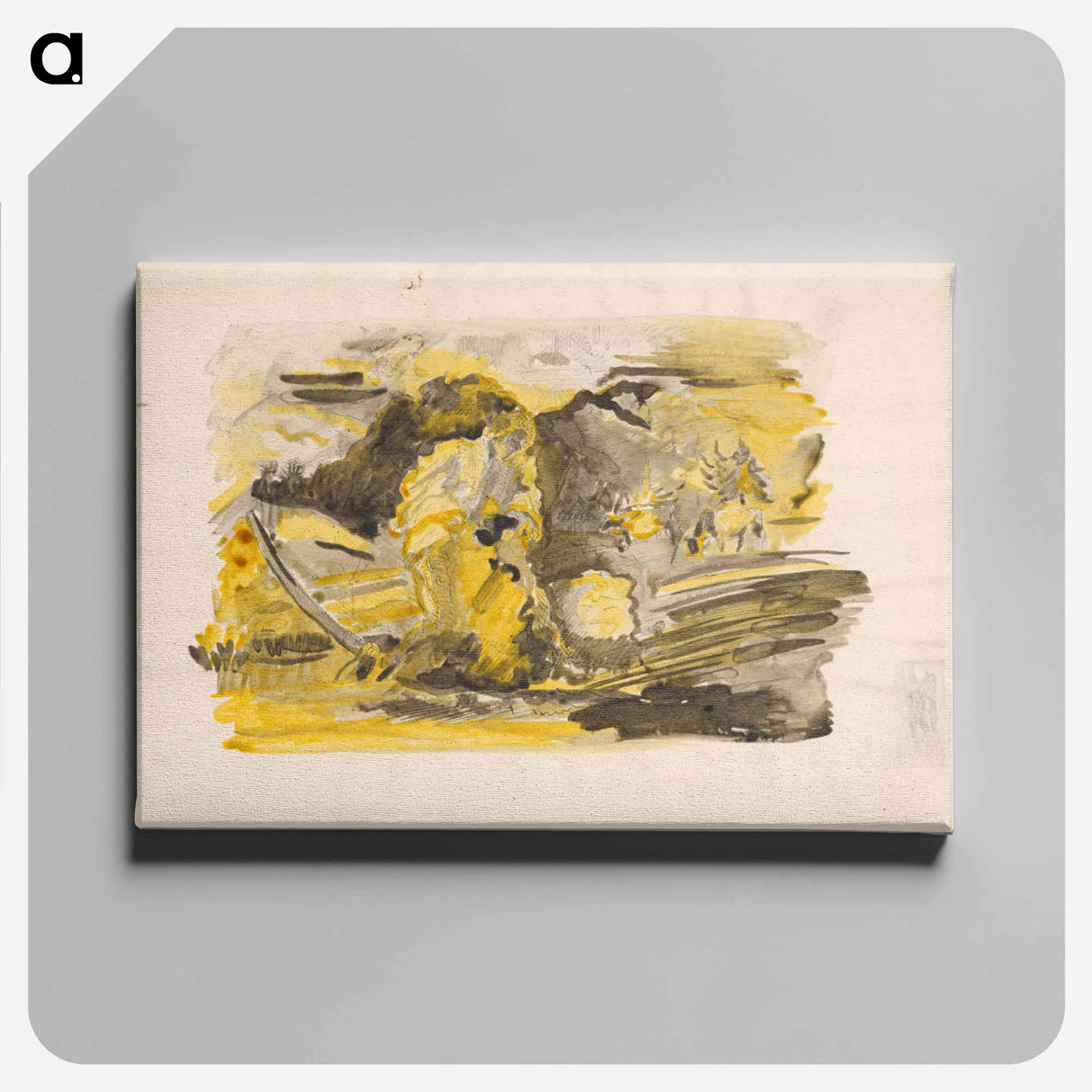 Potato picking - アーノルド ピーター ワイズ クビンチャン Canvas.