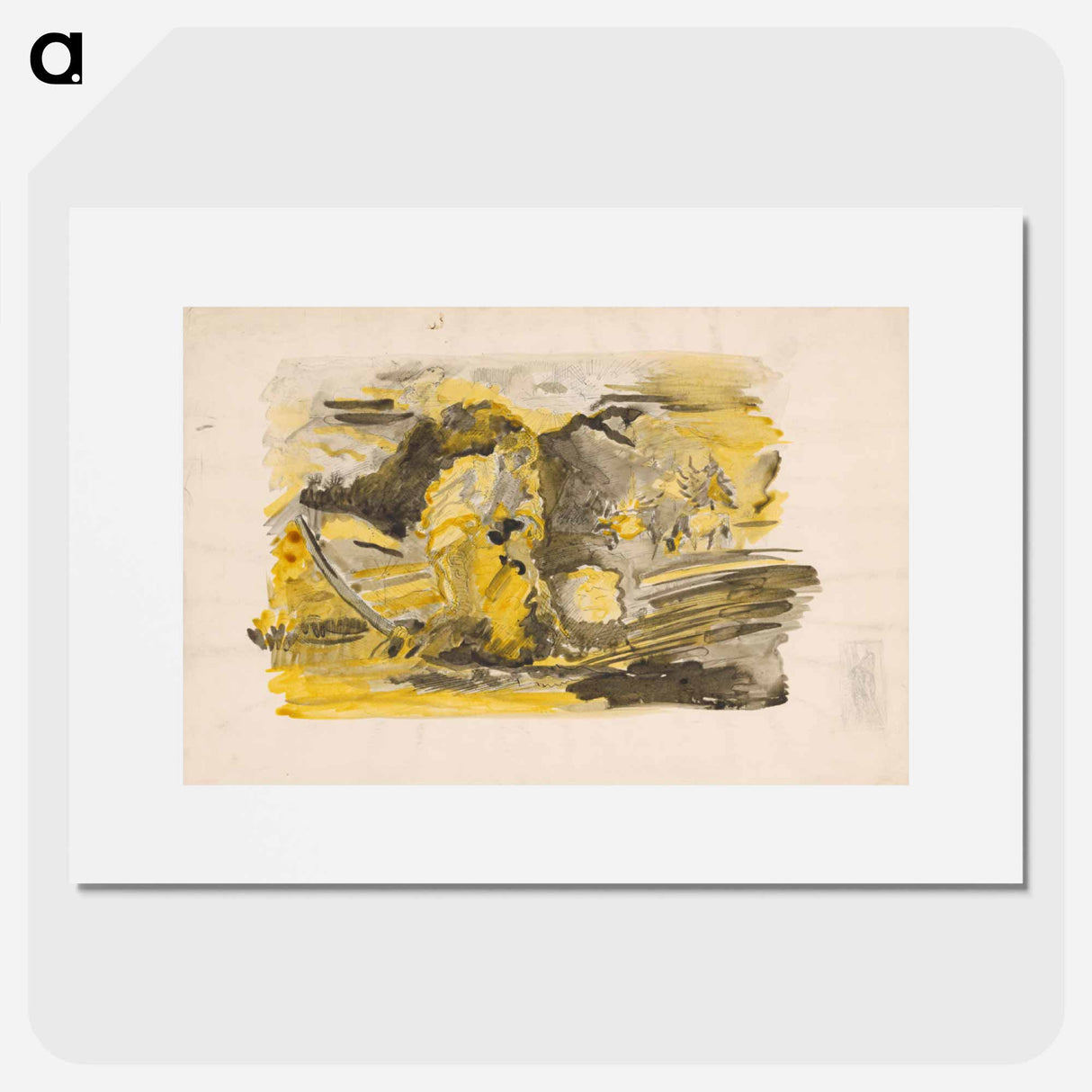 Potato picking - アーノルド ピーター ワイズ クビンチャン Poster.