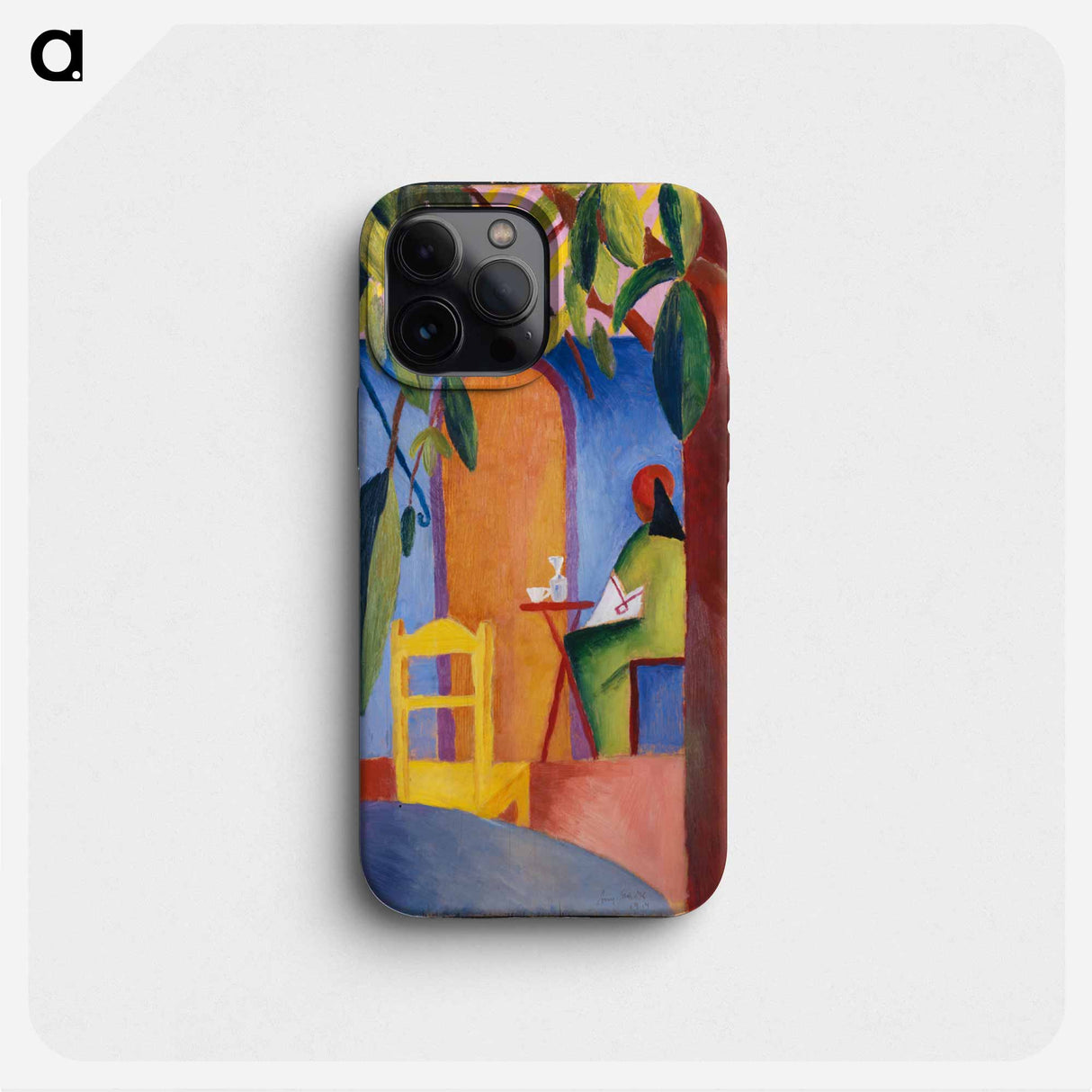 Türkisches Café - オーガスト マッケ Phone Case.