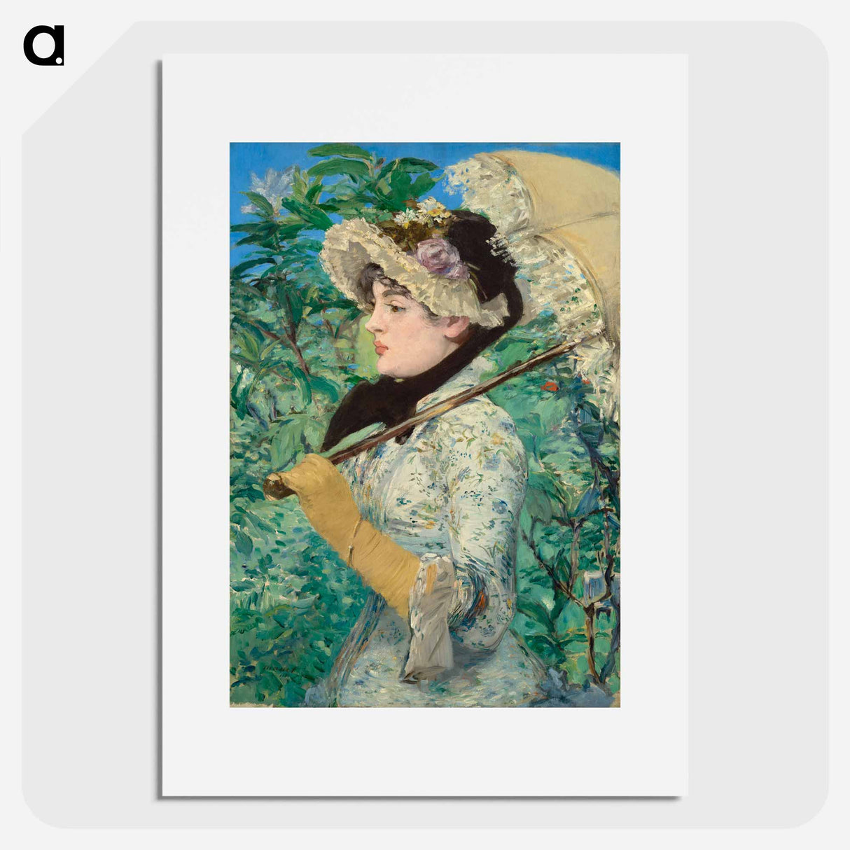 Jeanne Spring - エドゥアール マネ Poster.