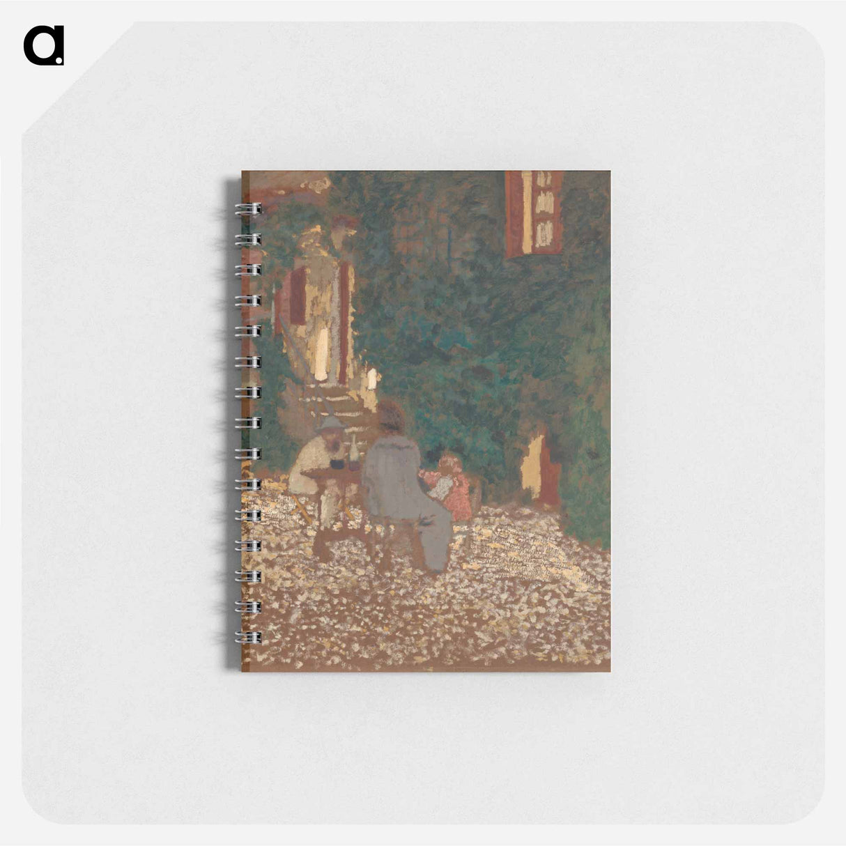 アートメモ帳-Repast in a Garden - エドゥアール ヴュイヤール Memo.