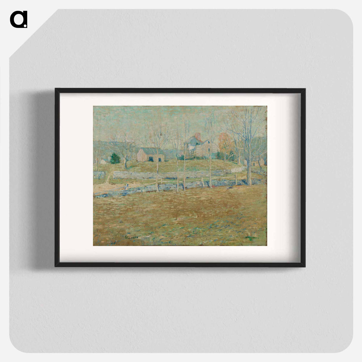 An Abandoned Farm - Ernest Lawson Poster.