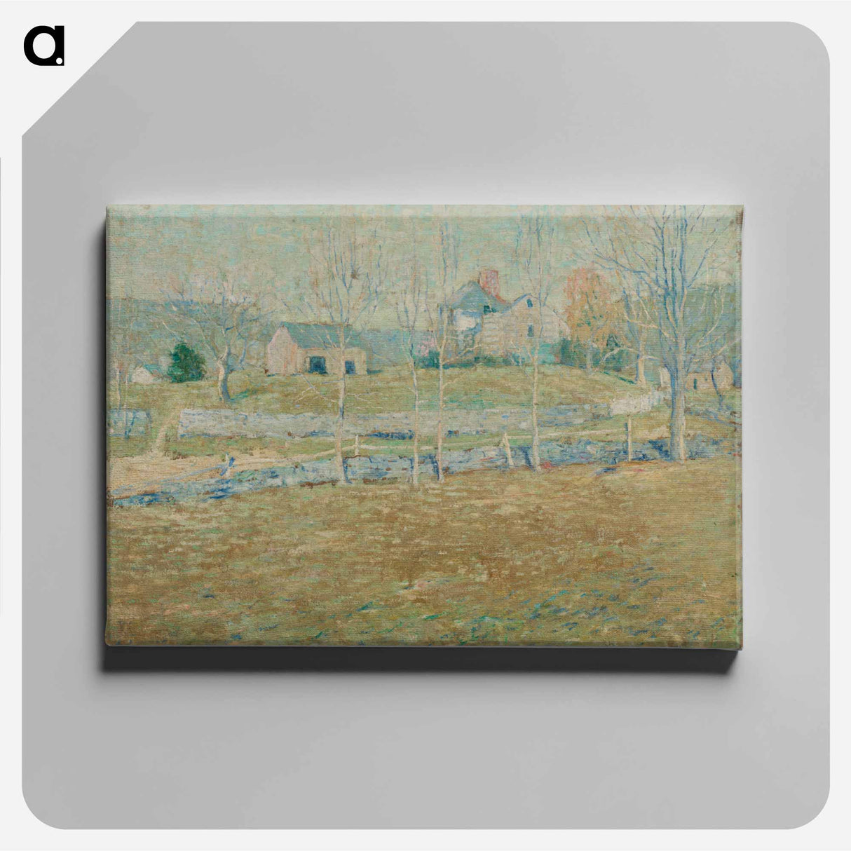 An Abandoned Farm - Ernest Lawson Canvas.