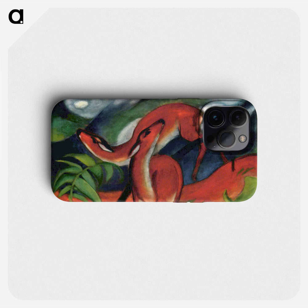 Red Deer II - Franz Marc Phone Case.