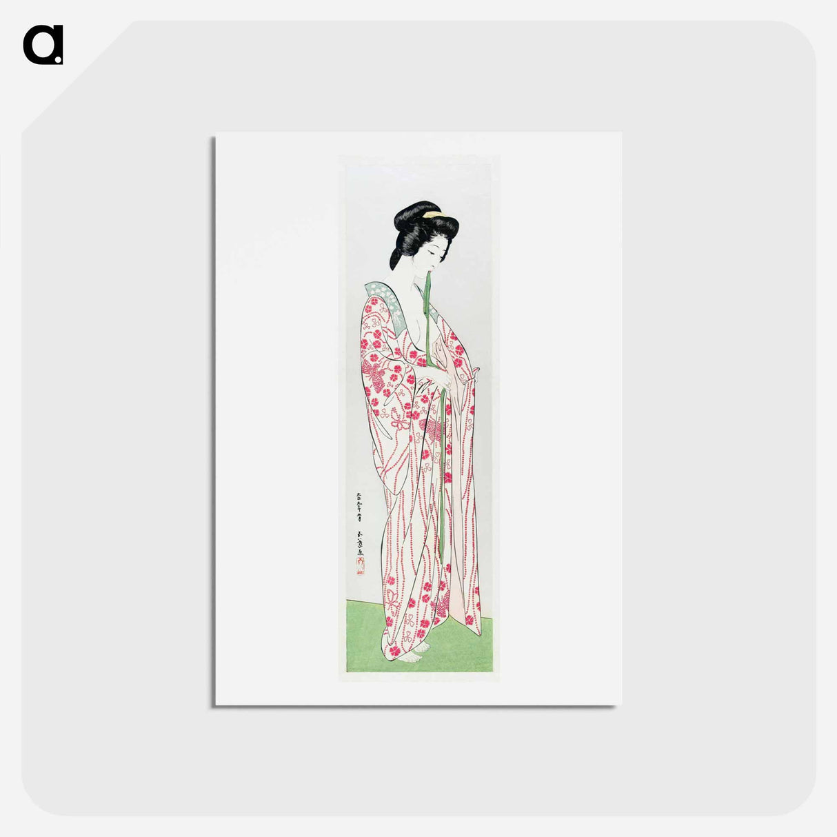 アートポストカード-Woman in a Long Undergarment
- 橋口 五葉 Postcard.