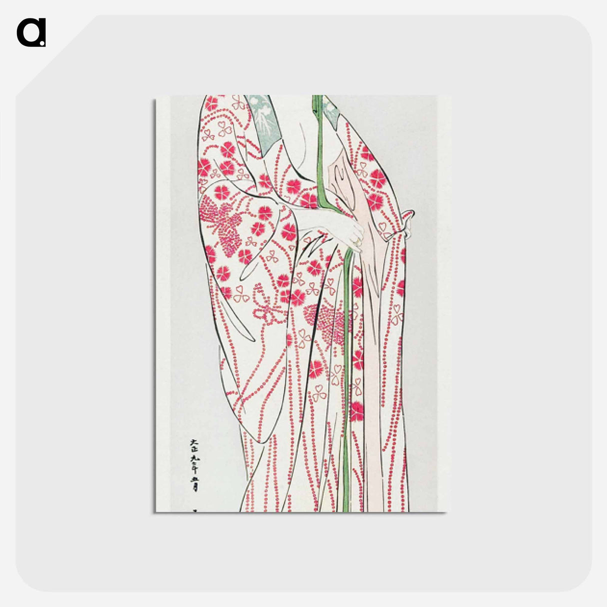 アートポストカード-Woman in a Long Undergarment
- 橋口 五葉 Postcard.