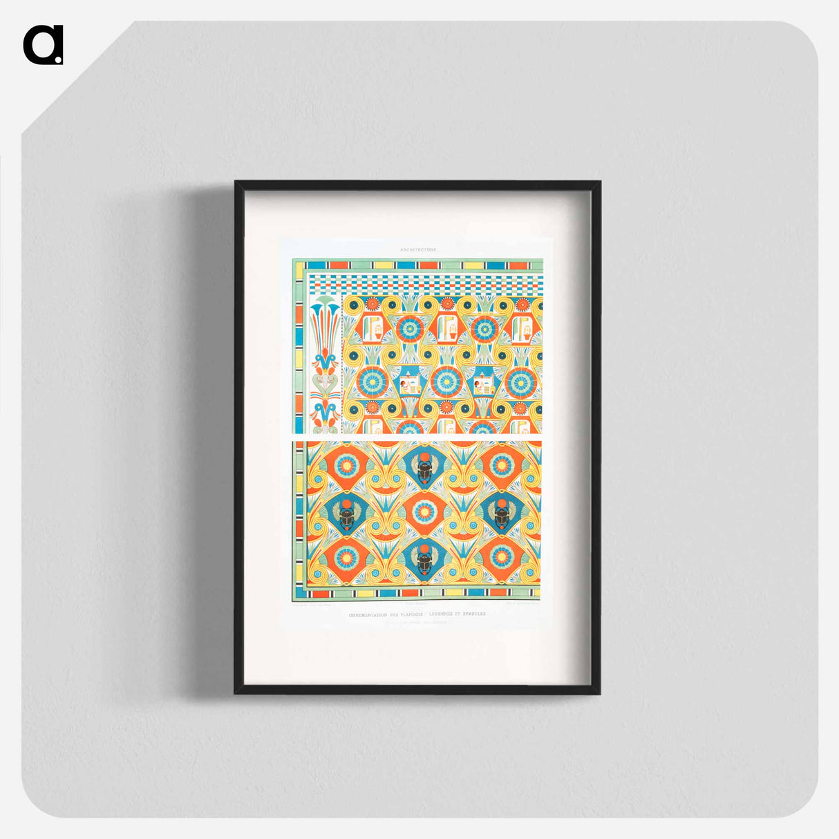 アートポスター-Ceiling Ornamentation
- エジプト美術史 Poster.
