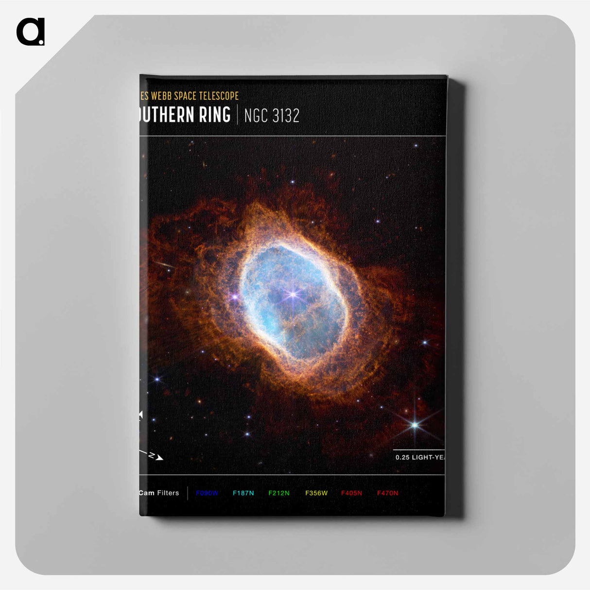 アートパネル-Southern Ring Nebula
- ジェームズ ウェッブ宇宙望遠鏡 Canvas.