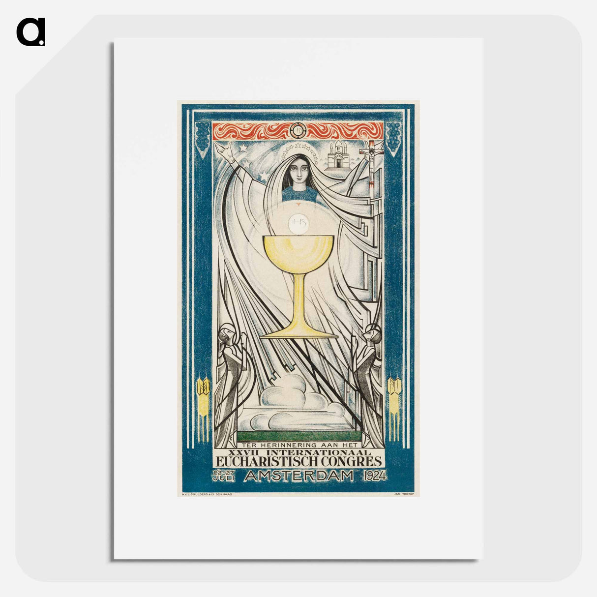 International Eucharistic Congress - ヤン・トゥーロップ Poster.