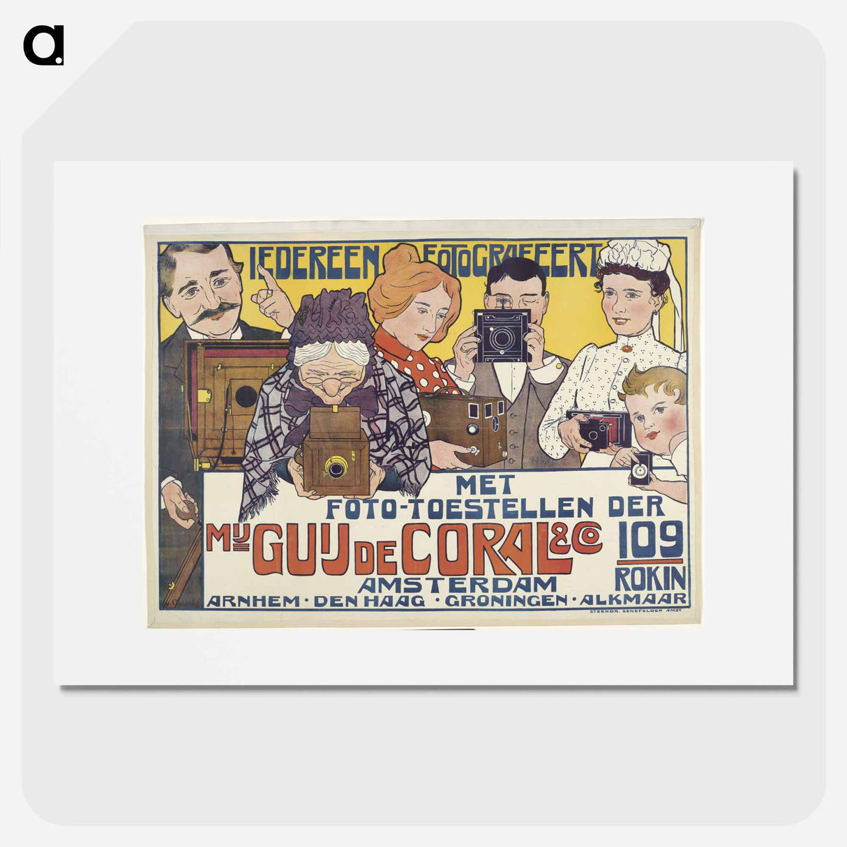 Original public domain image from the Rijksmuseum - Johan Georg van Kasper Poster.