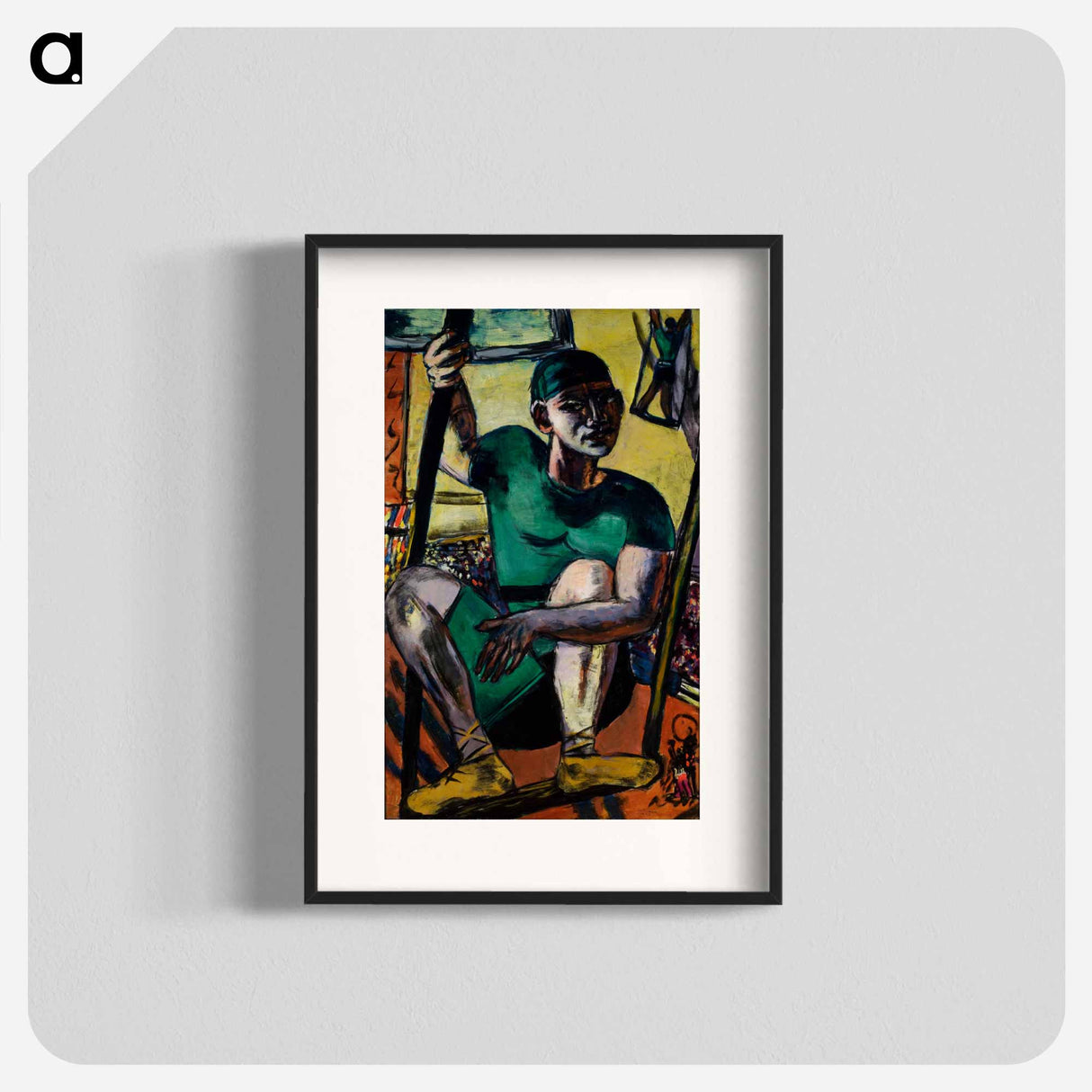 アートポスター-Acrobat on the Trapeze
- マックス ベックマン Poster.