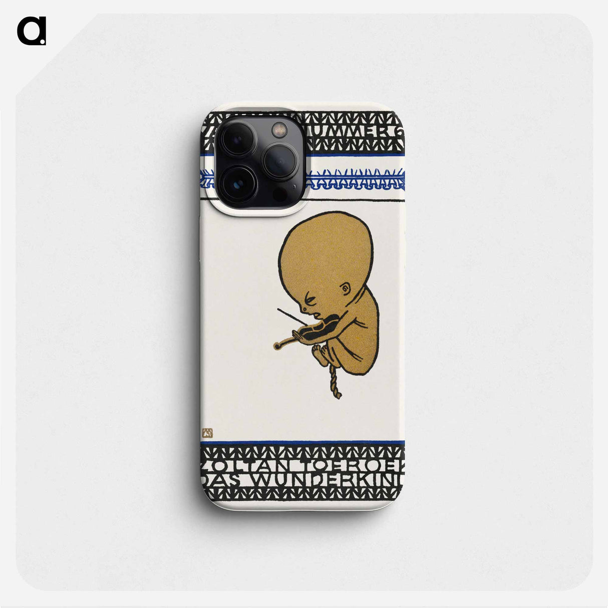 Vaudeville Act 6: Zoltan Toeroek, Child Prodigy - モリツ ユング Phone Case.