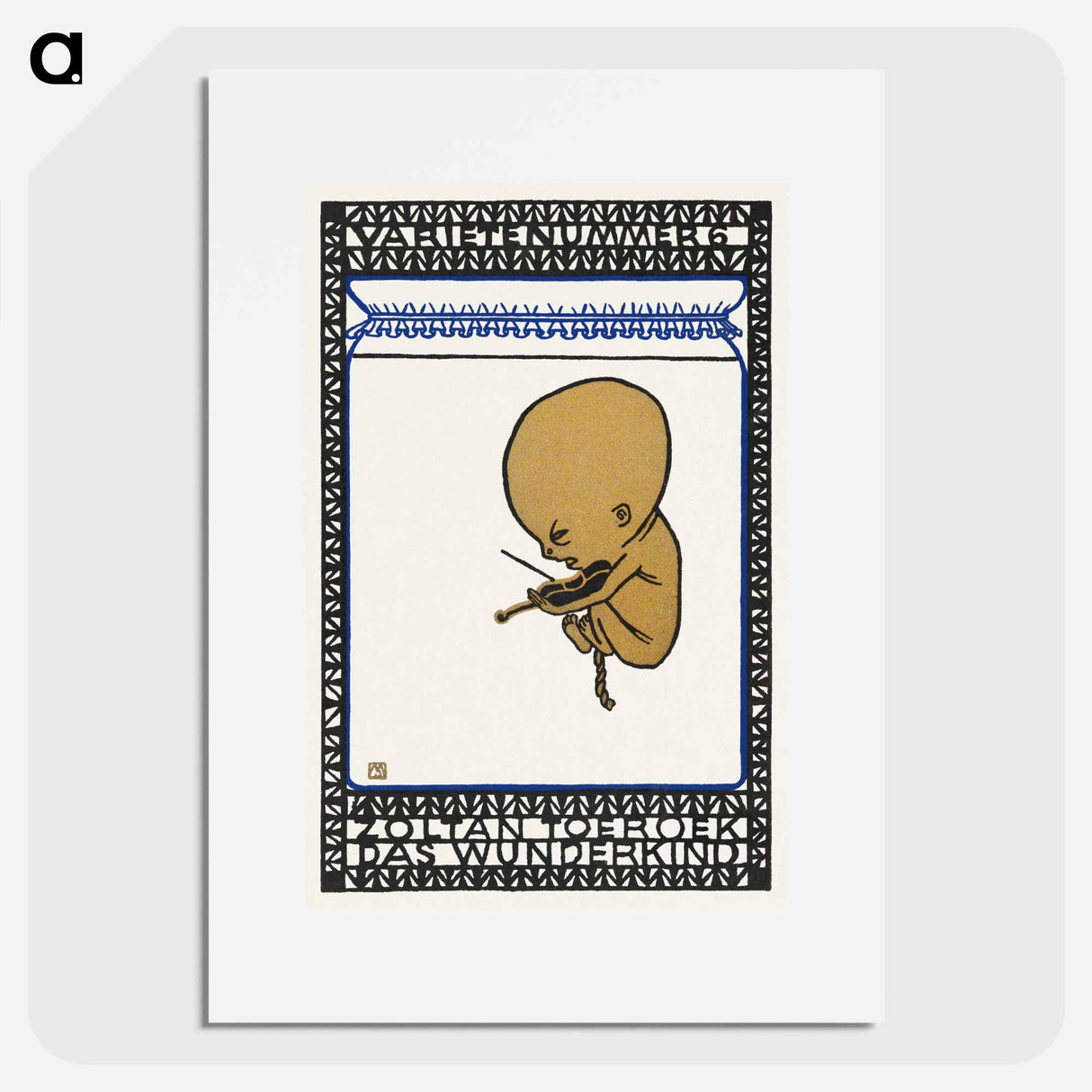 Vaudeville Act 6: Zoltan Toeroek, Child Prodigy - モリツ ユング Poster.