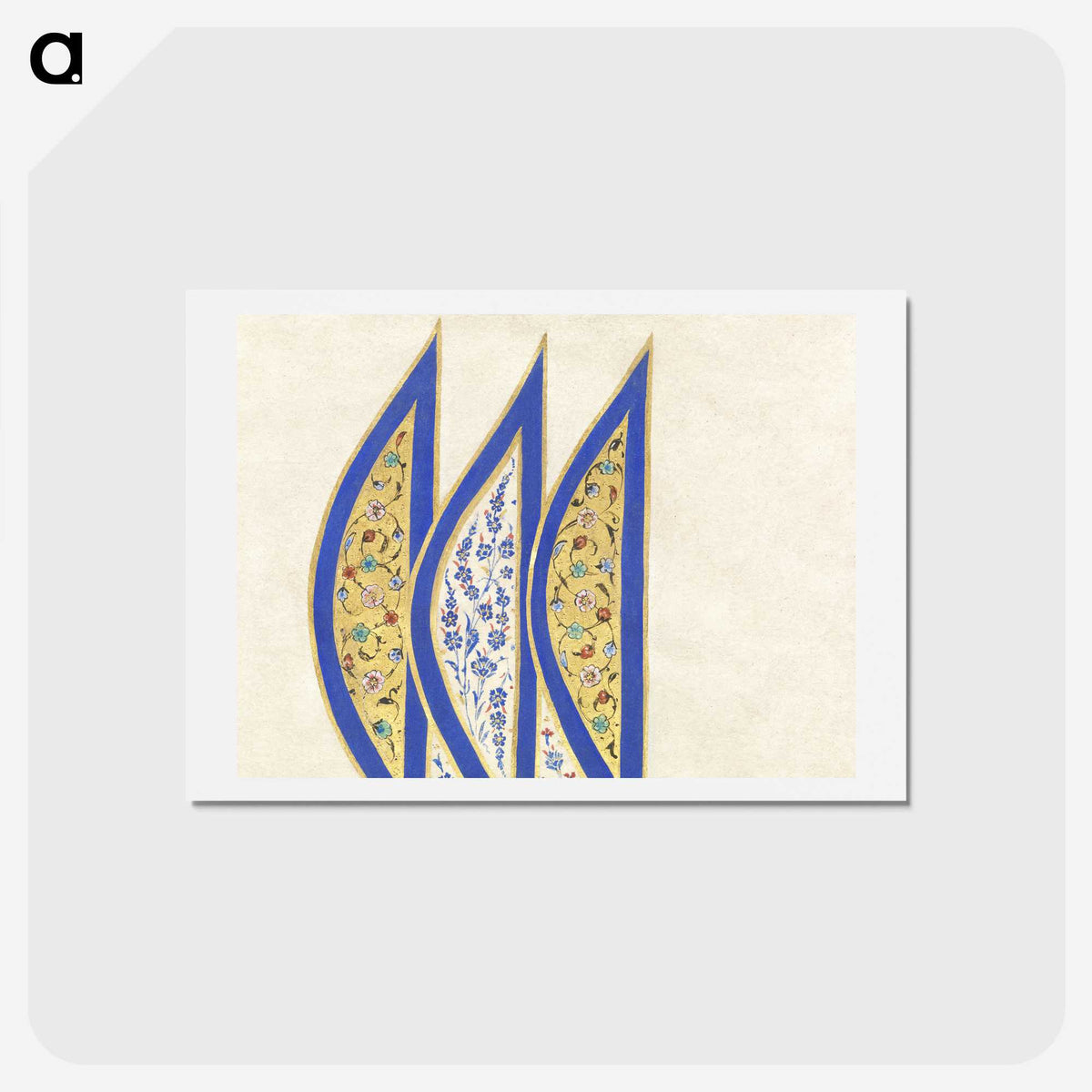 1-12_Ottoman-Tughra-of-Sultan-Suleiman_hagaki
