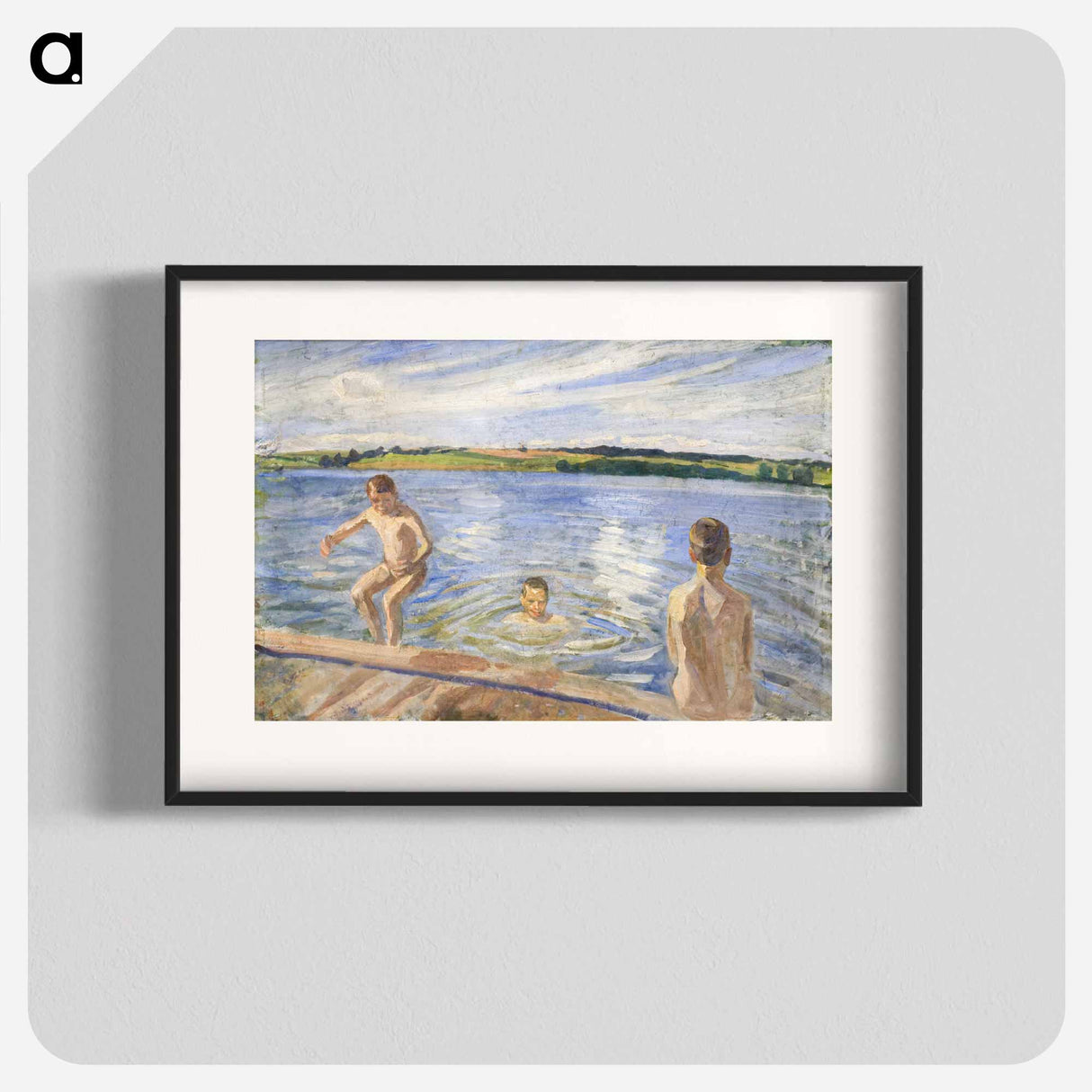 アートポスター-Boys Bathing
- ピーター ハンセン Poster.