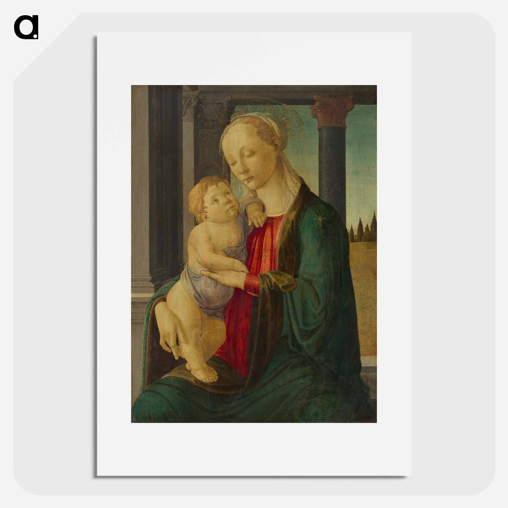 Madonna and Child - Sandro Botticelli Poster.